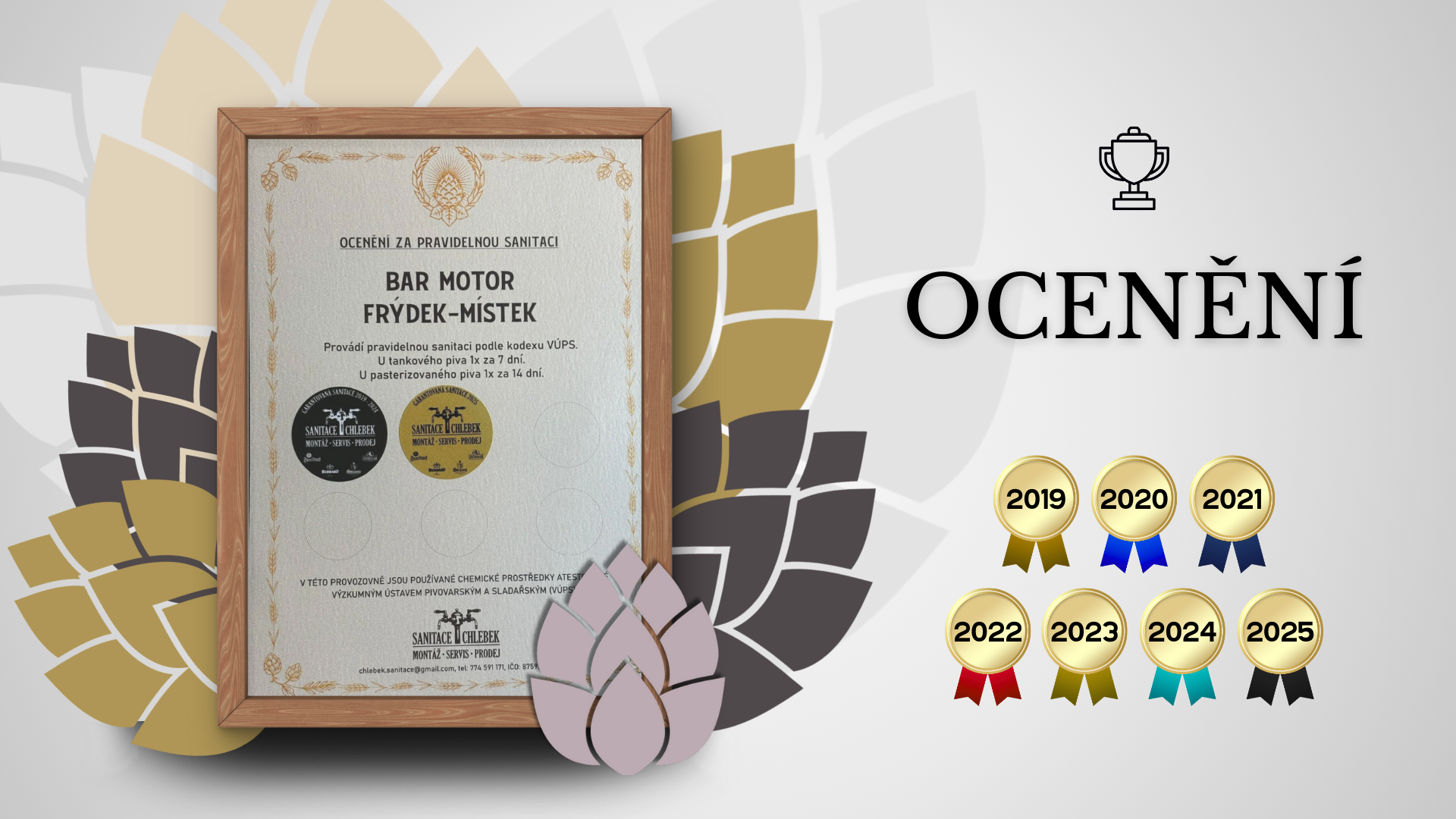Certifikát čistých trubek | Bar Motor